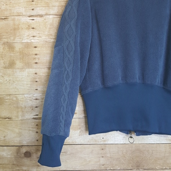 Puma Sweater Buffer Jacket dark teal/ cobalt blue - Picture 8 of 8